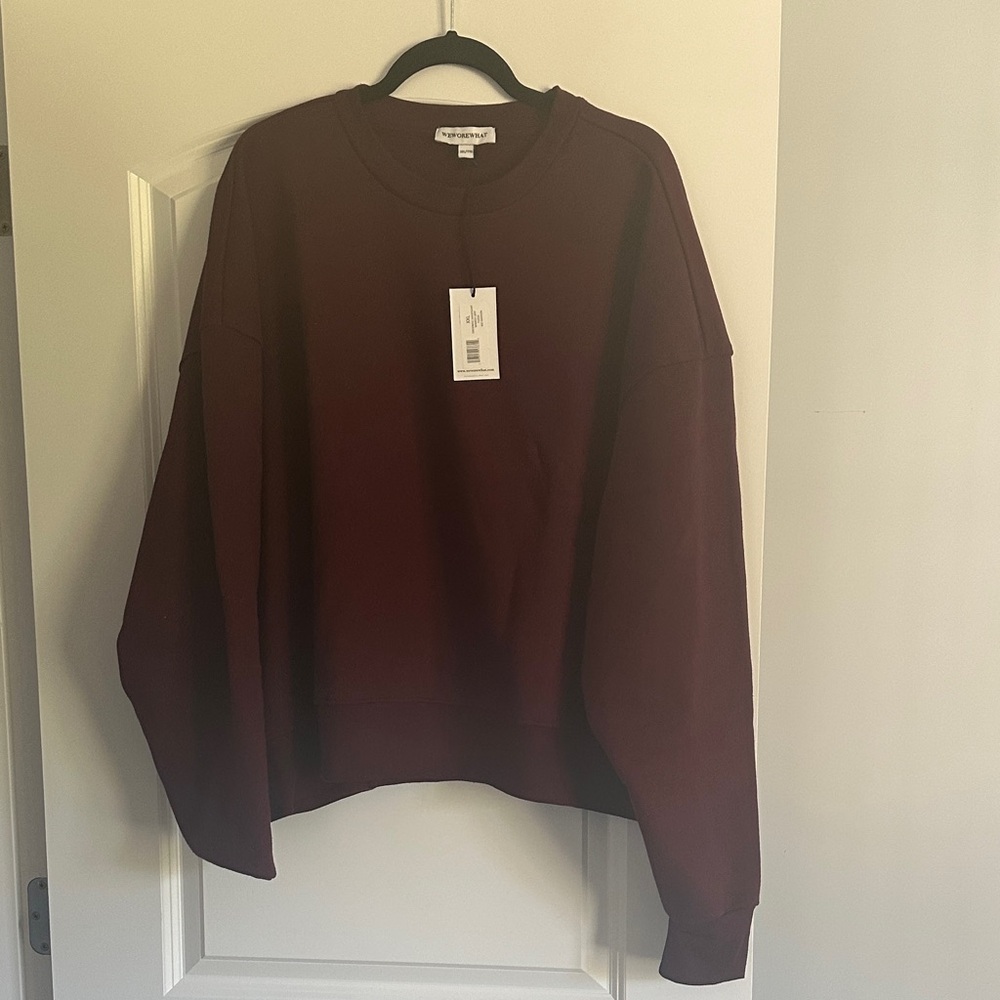 We Wore What Crop Sweatshirt